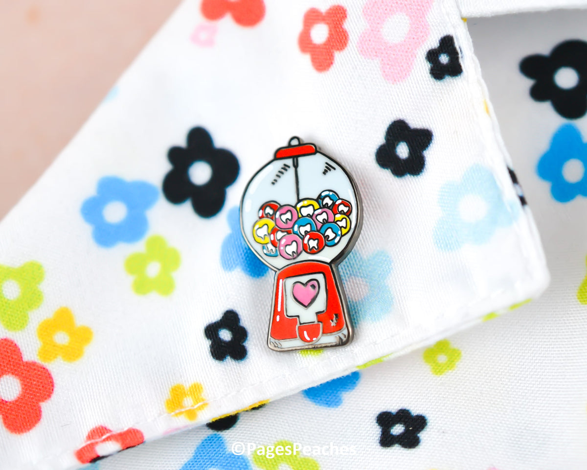 Mini Hard Enamel Gumball Pin