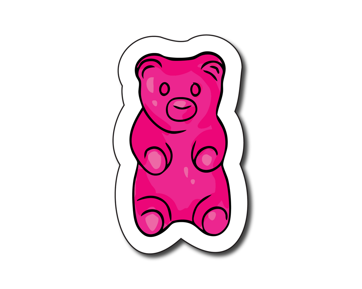 Mini Gummy Bear Sticker