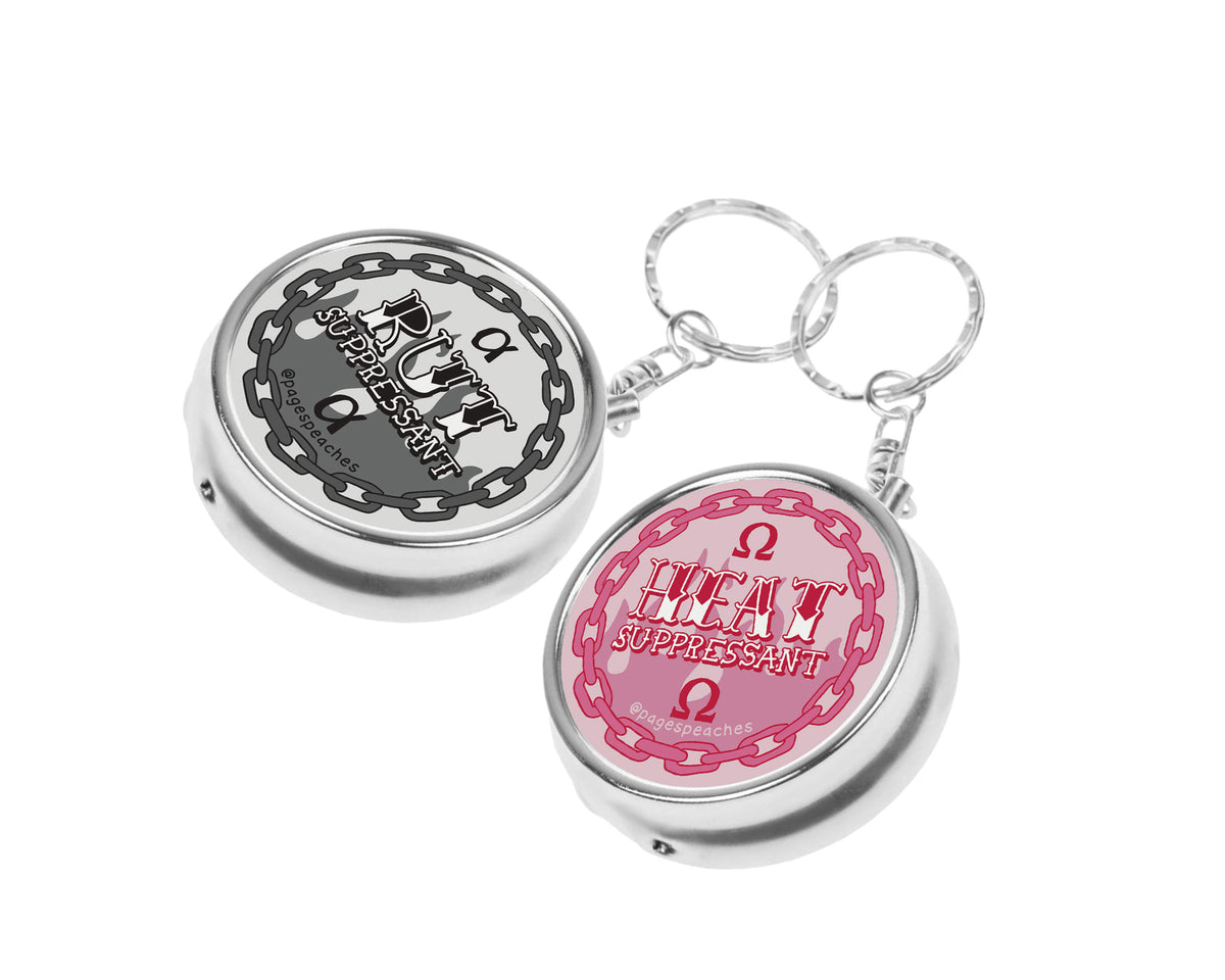 Omegaverse Rut and Heat Pill Case Duo