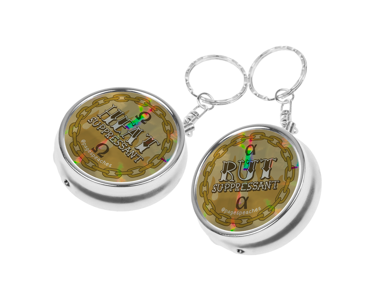 Omegaverse Rut and Heat Pill Case Duo