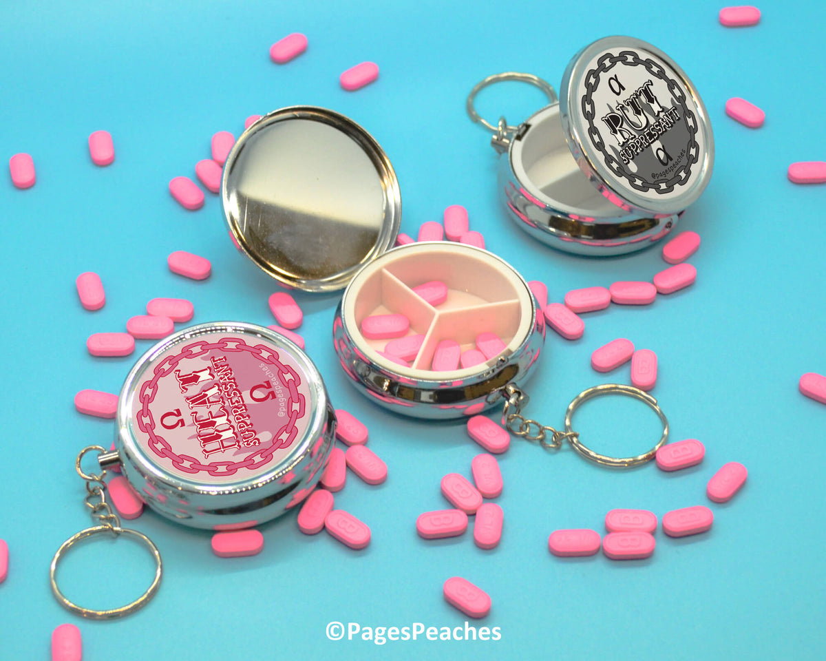 Omegaverse Rut and Heat Pill Case Duo