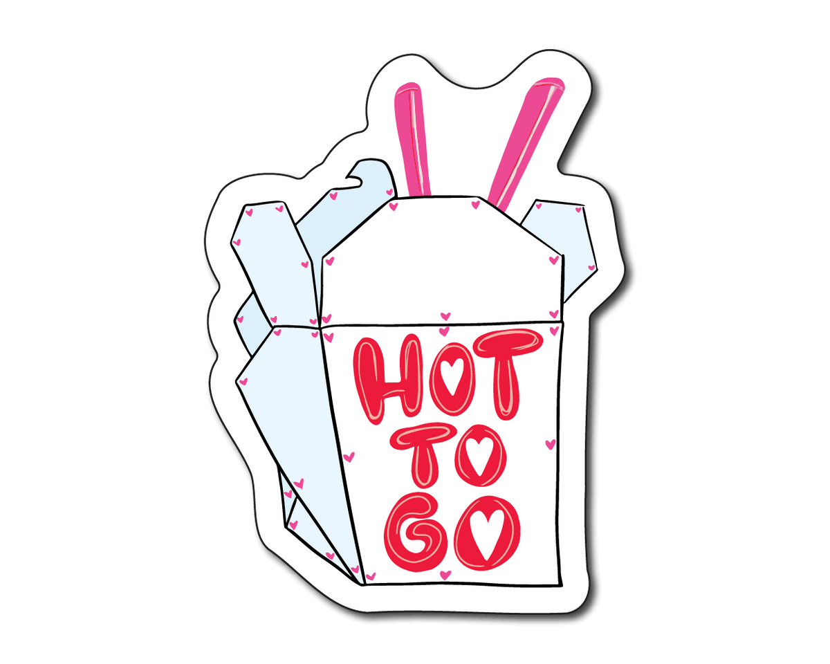 Mini Hot To Go Sticker