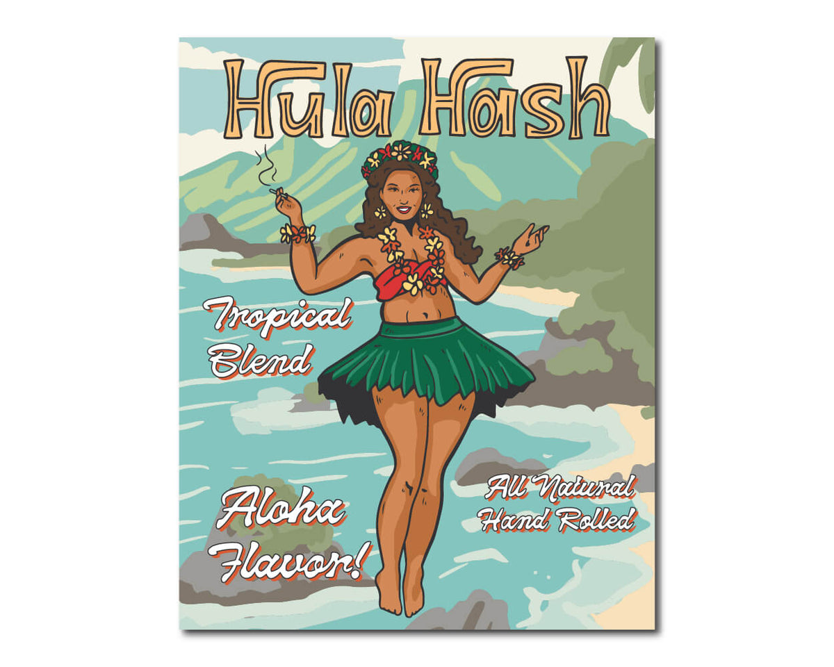 Hula Hash Art Print
