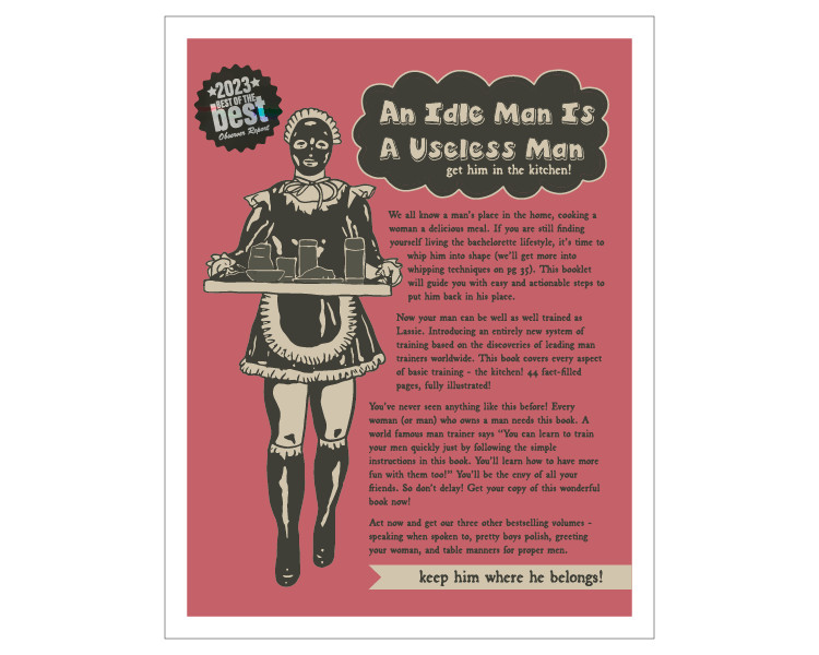 LIMITED EDITION Idle Man Print