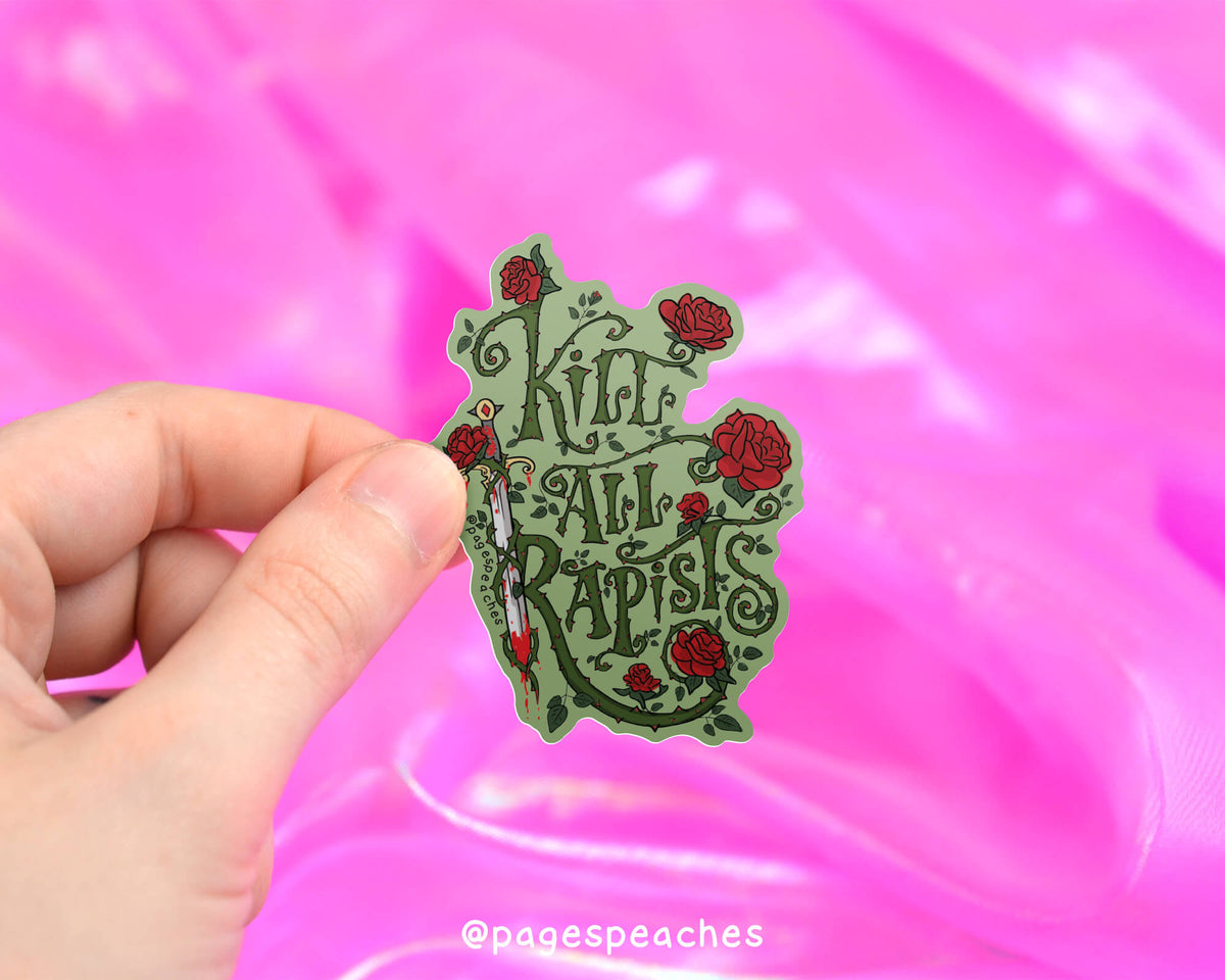 Large Kill All Rapists Sticker