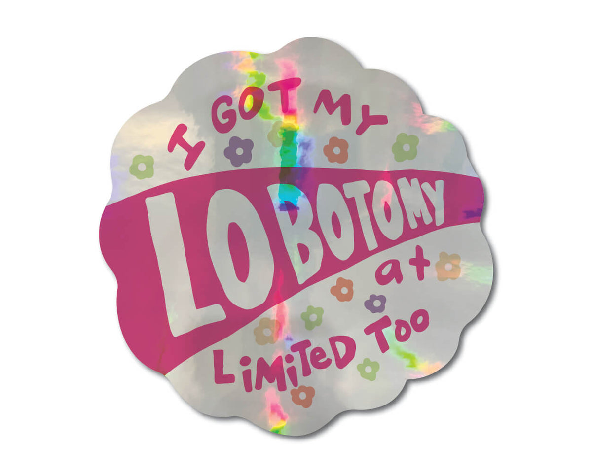 Mini Holo Lobotomy Sticker