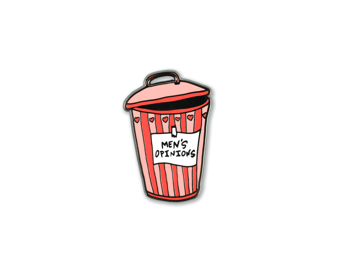 Hard Enamel Men&#39;s Opinions Pin