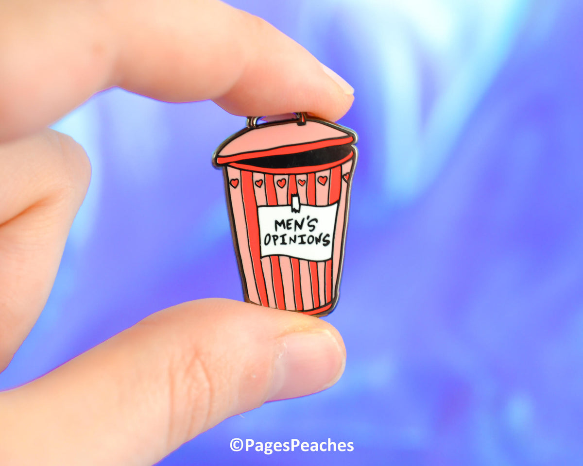 Hard Enamel Men&#39;s Opinions Pin