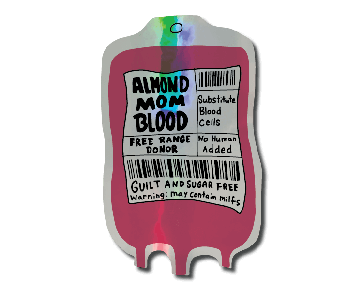 Mini Holo Blood Sticker