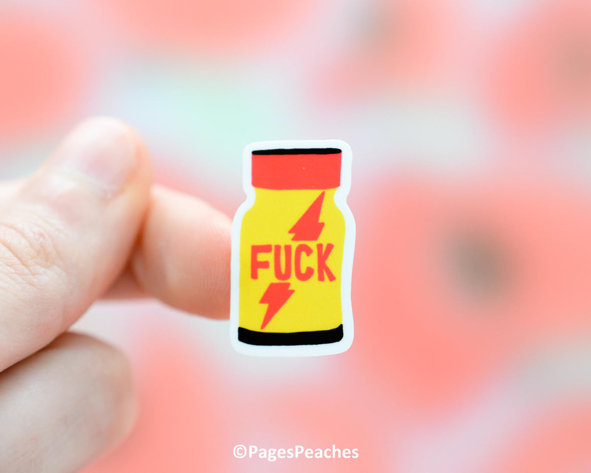 Mini Fuck Popper Sticker
