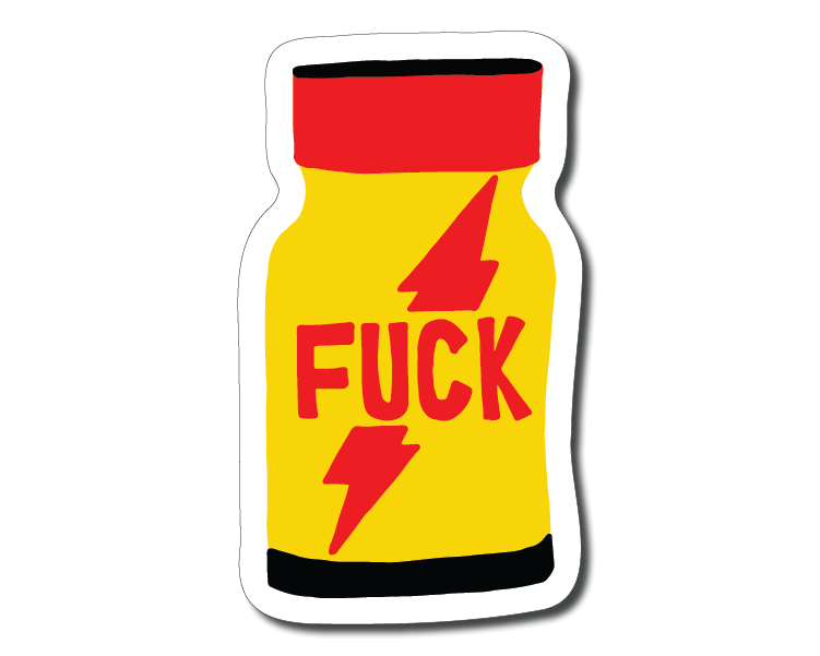 Mini Fuck Popper Sticker