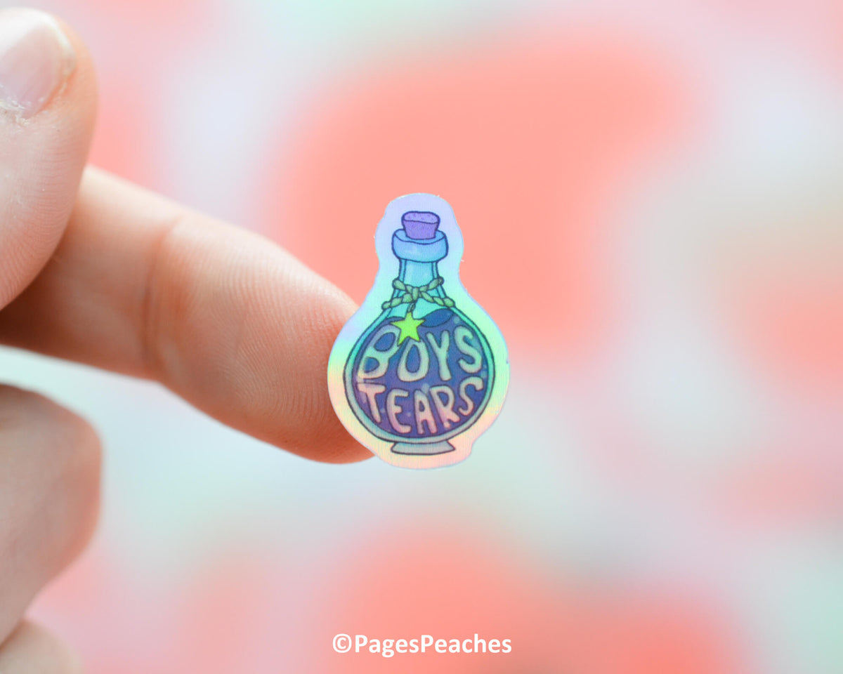 Mini Holo Boys Tears Sticker