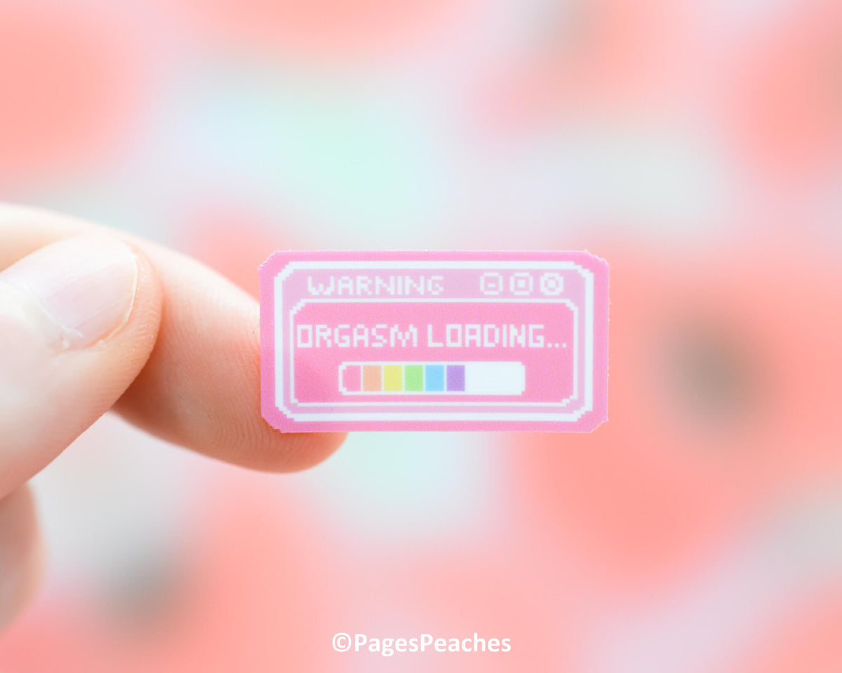 Mini Orgasm Loading Sticker