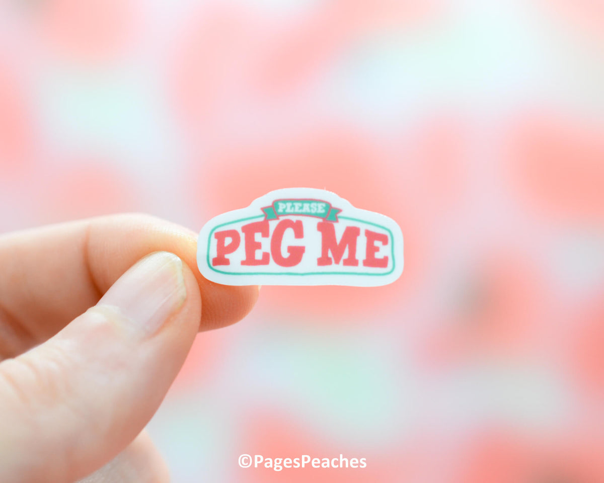 Mini Peg Me Sticker