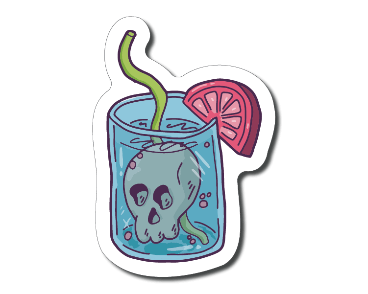 Mini Death Lemonade Sticker