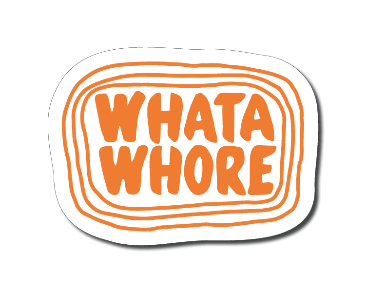 Mini Wata Whore Sticker