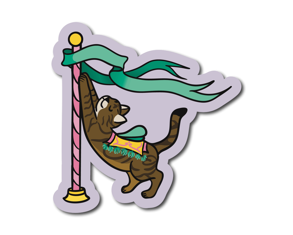Mini Cat Scratch Sticker
