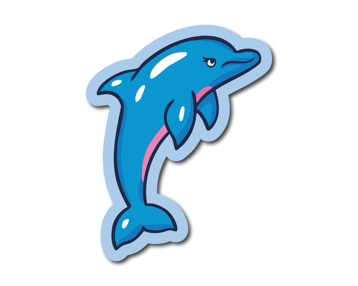 Mini Dolphin Sticker