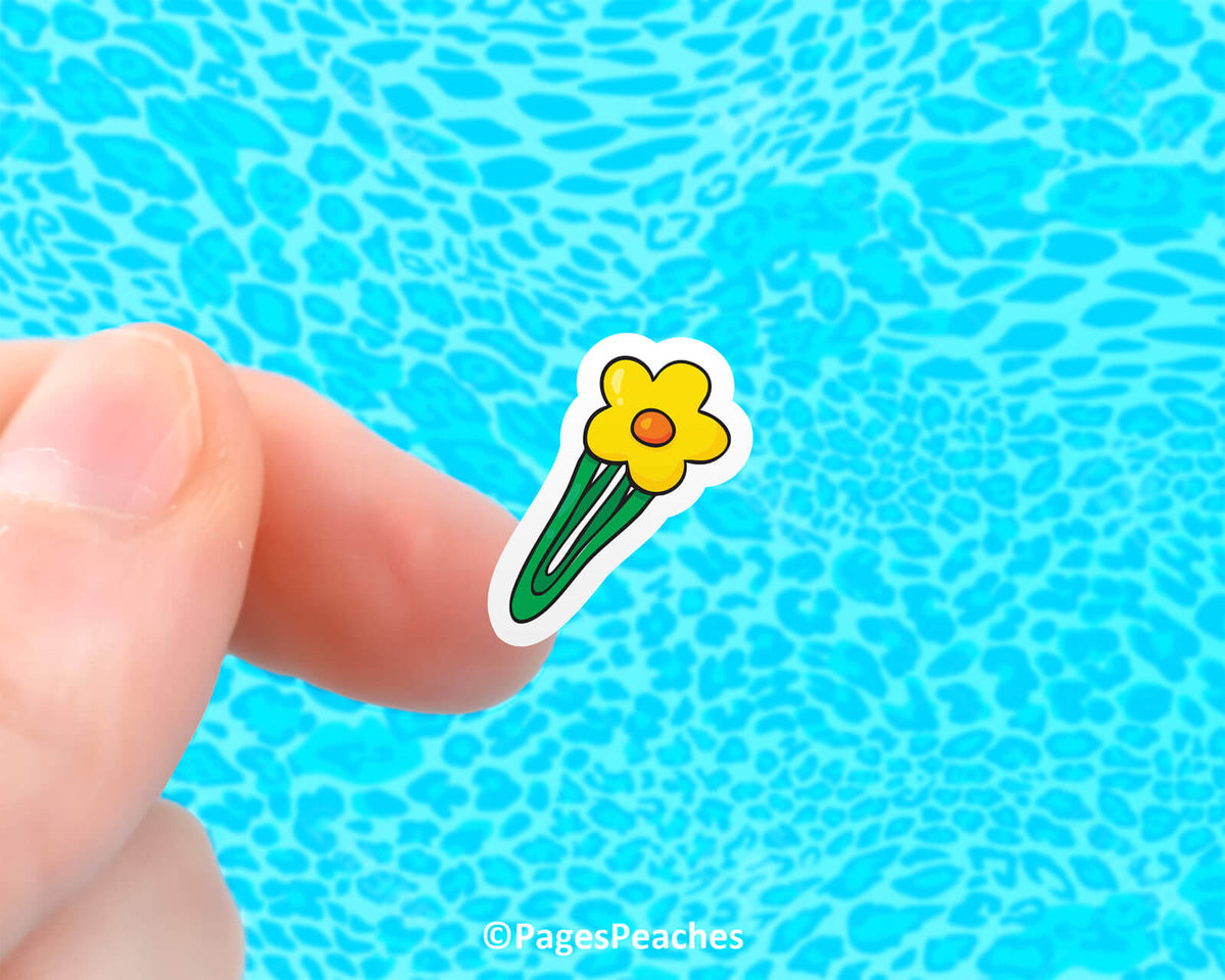 Mini Flower Clip Sticker