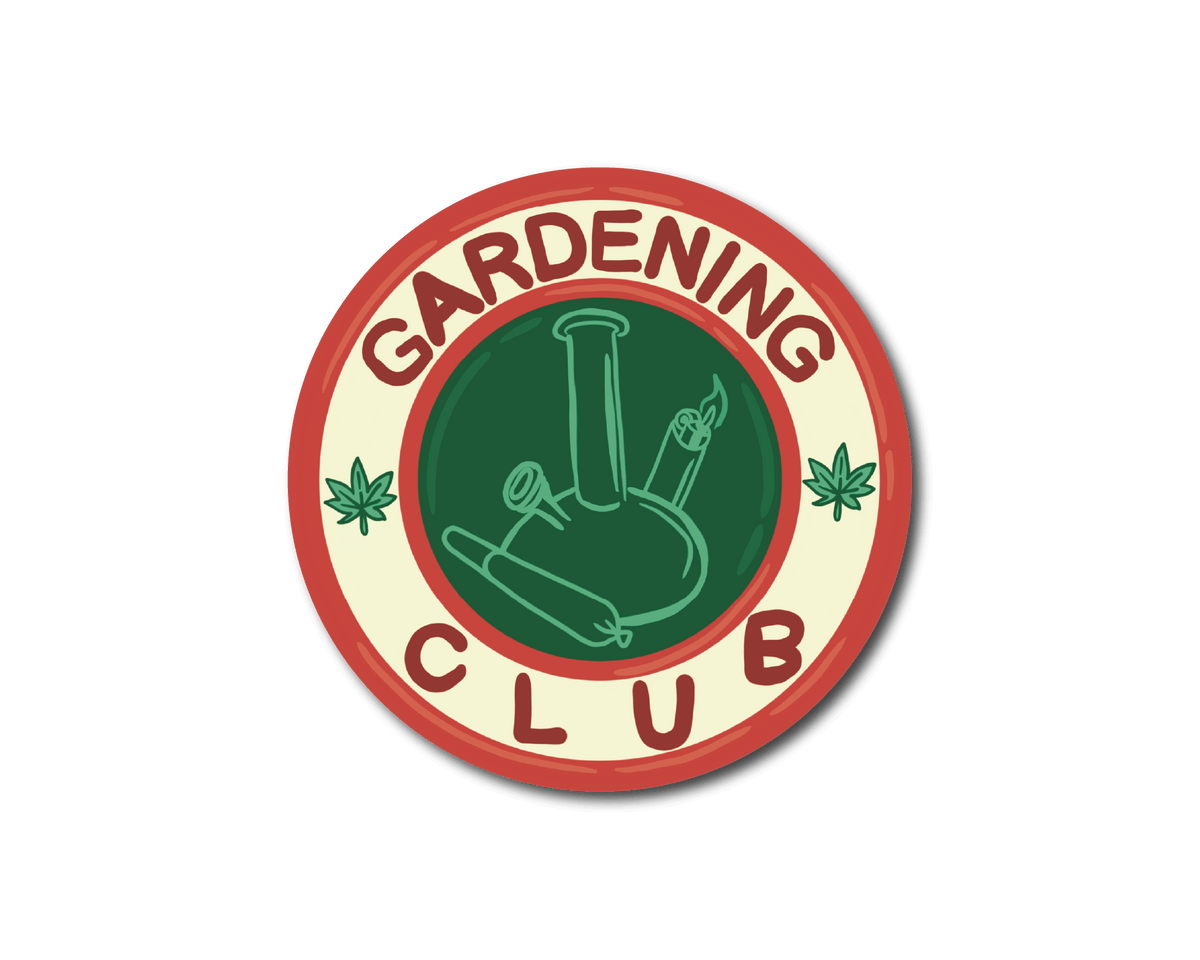 Mini Gardening Club Sticker