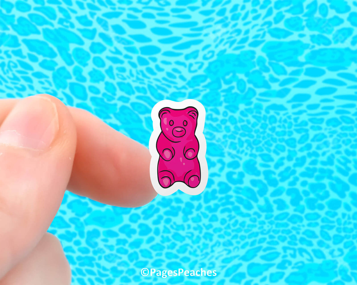Mini Gummy Bear Sticker