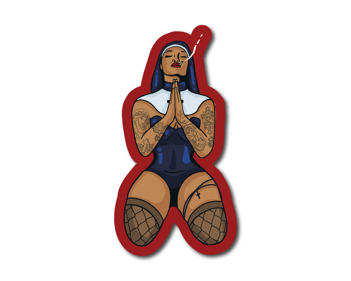 Mini Nun Sticker