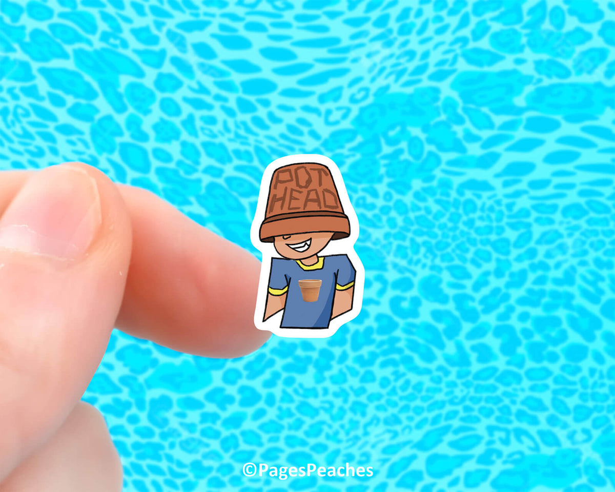 Mini Pot Head Sticker