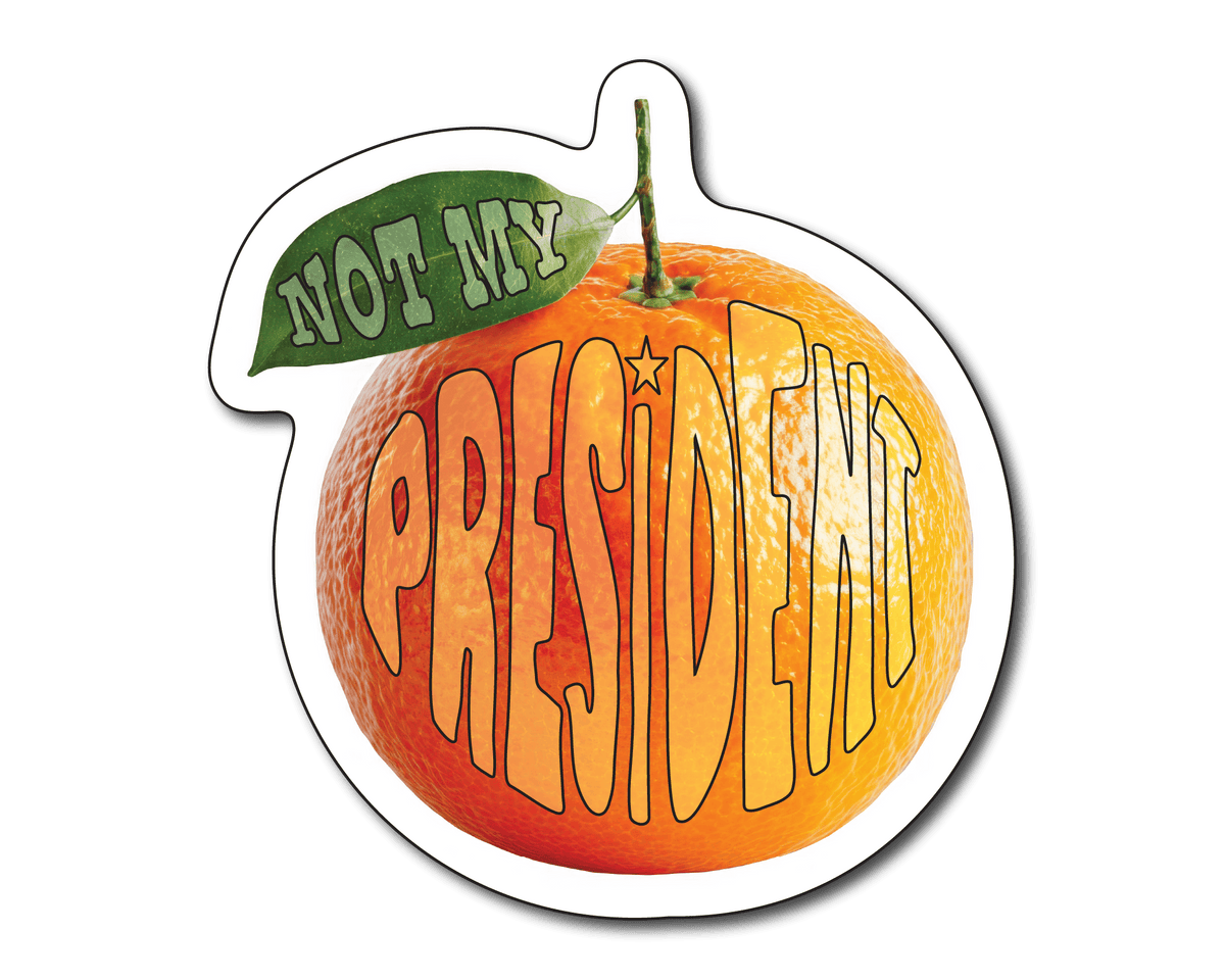 Mini Not My President Sticker