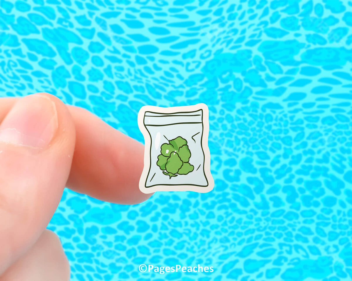 Mini Weed Bag Sticker