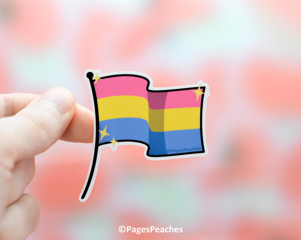Large Pansexual Pride Flag Sticker