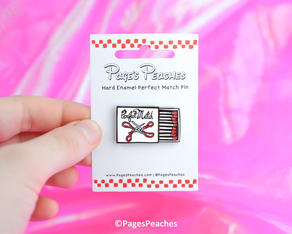 Hard Enamel Perfect Match Pin
