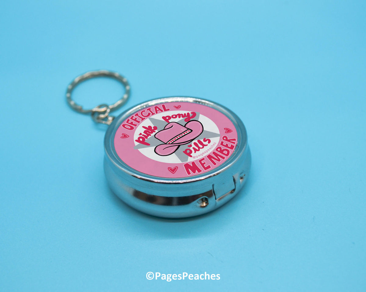 Pink Pony Pills Case
