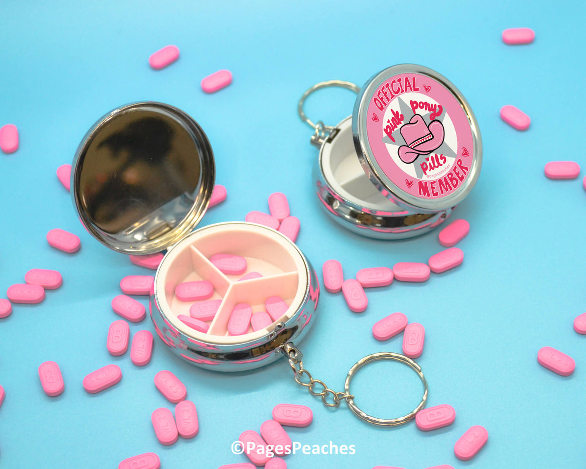 Pink Pony Pills Case