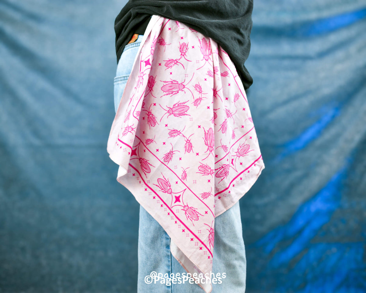 Pink Cockroach Bandana
