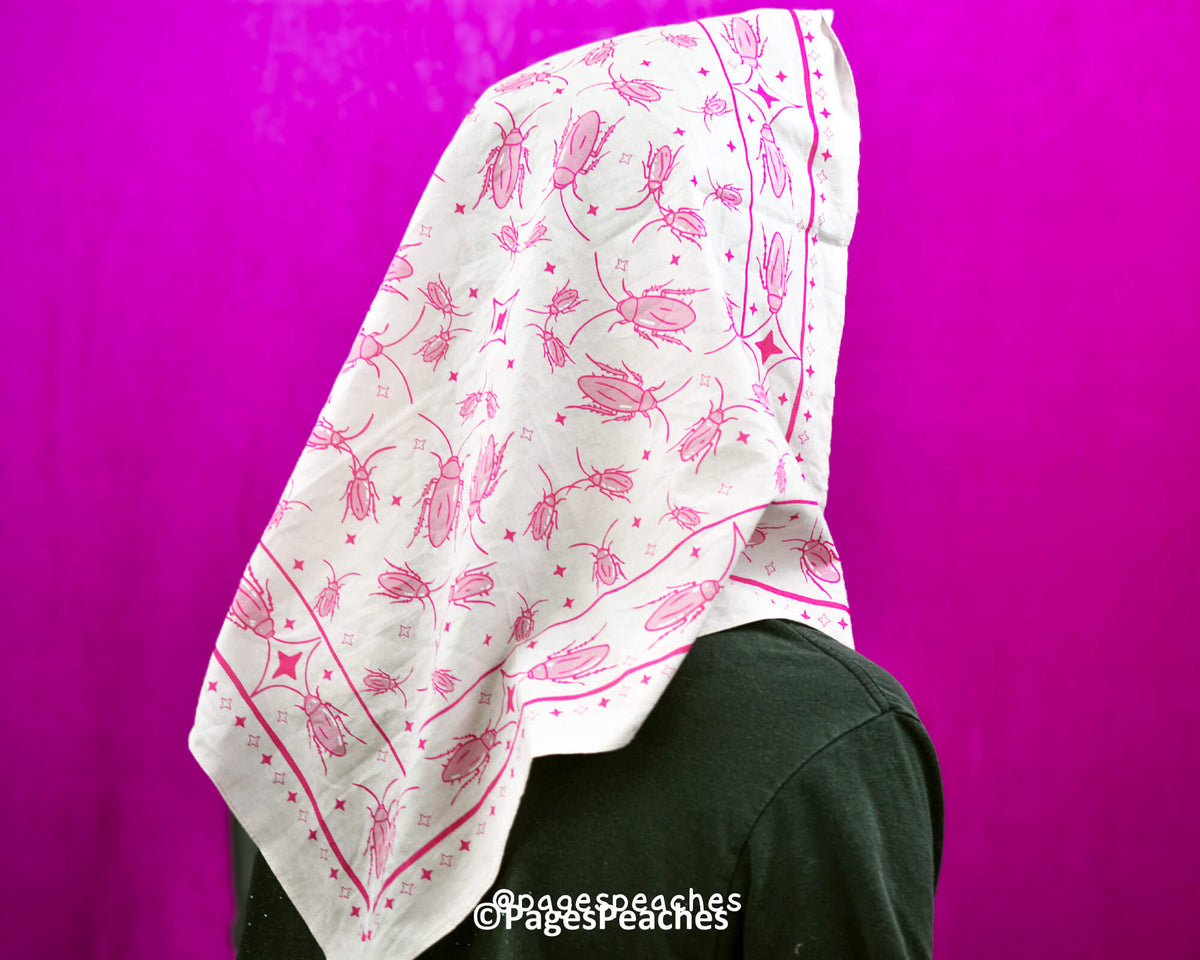 Pink Cockroach Bandana