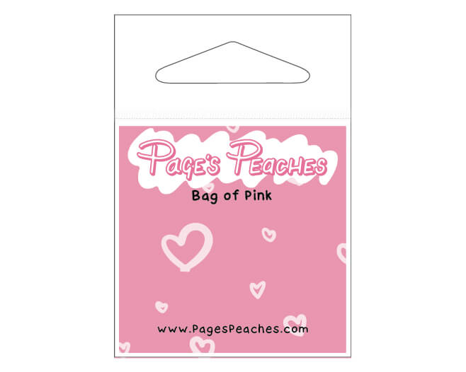 Bag of Pink Mini Stickers