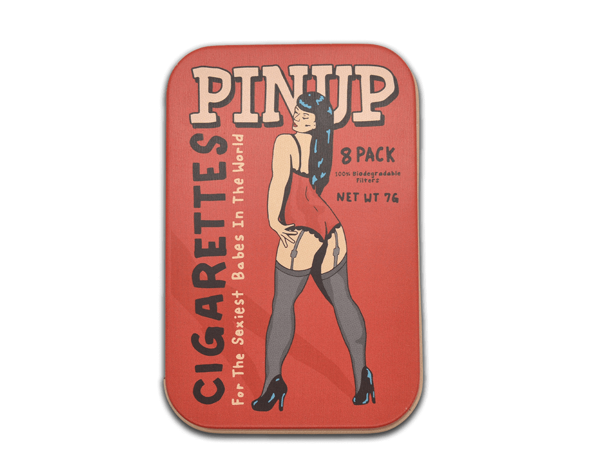 Pinup Cigarettes Stash Tin