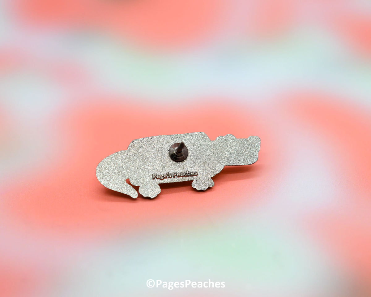 Hard Enamel Gator Poboy Pin