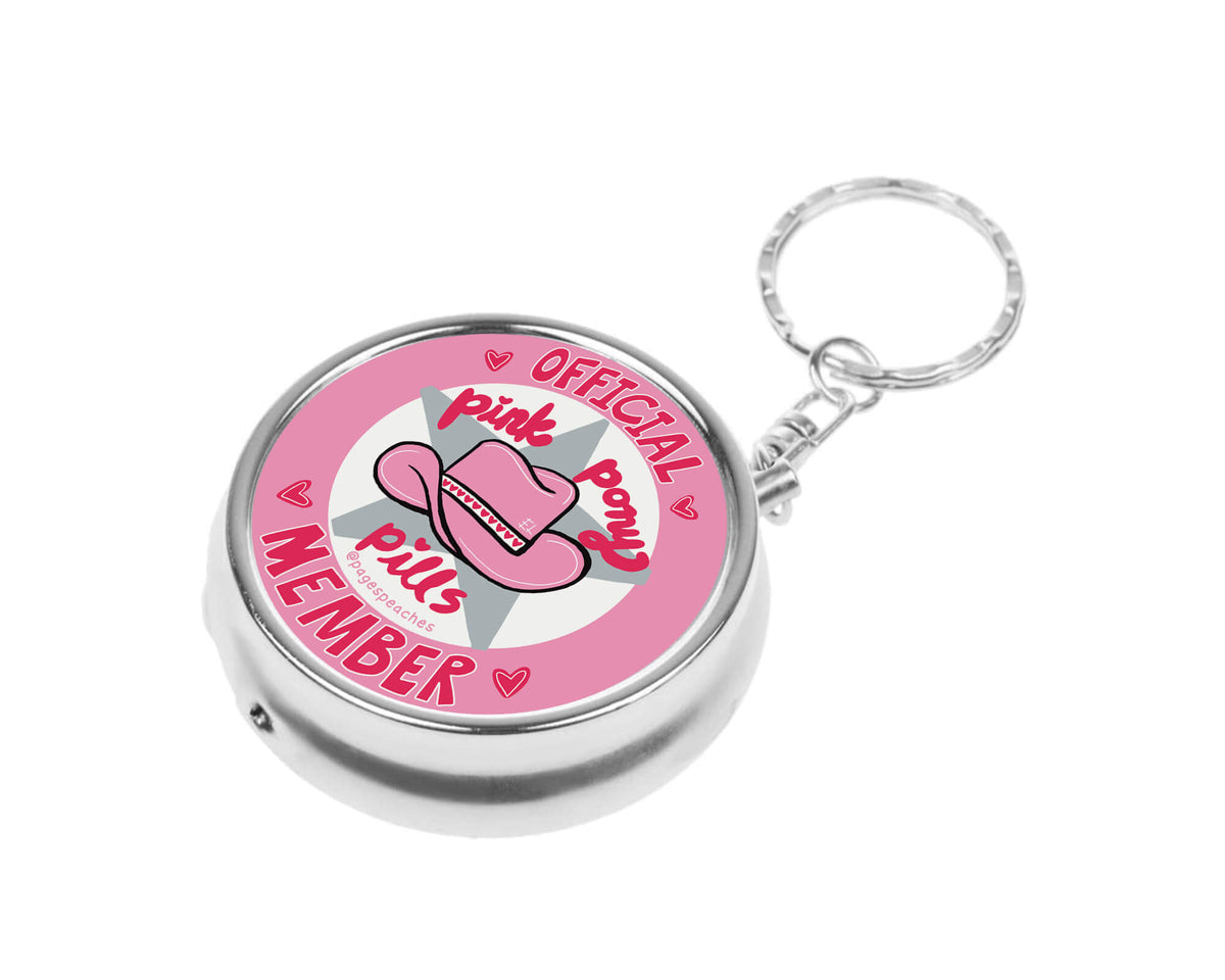Pink Pony Pills Case