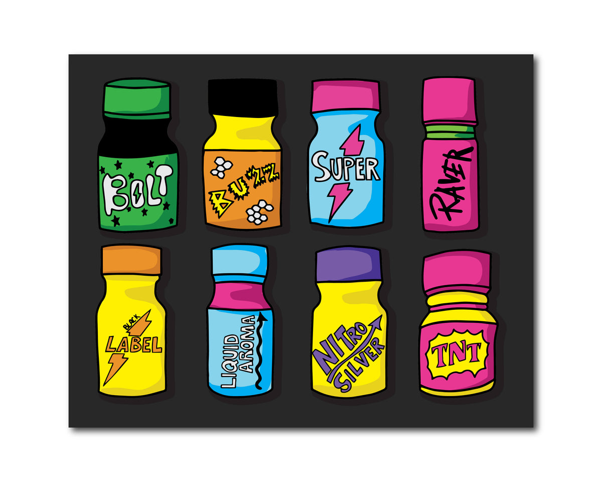 Poppers Print