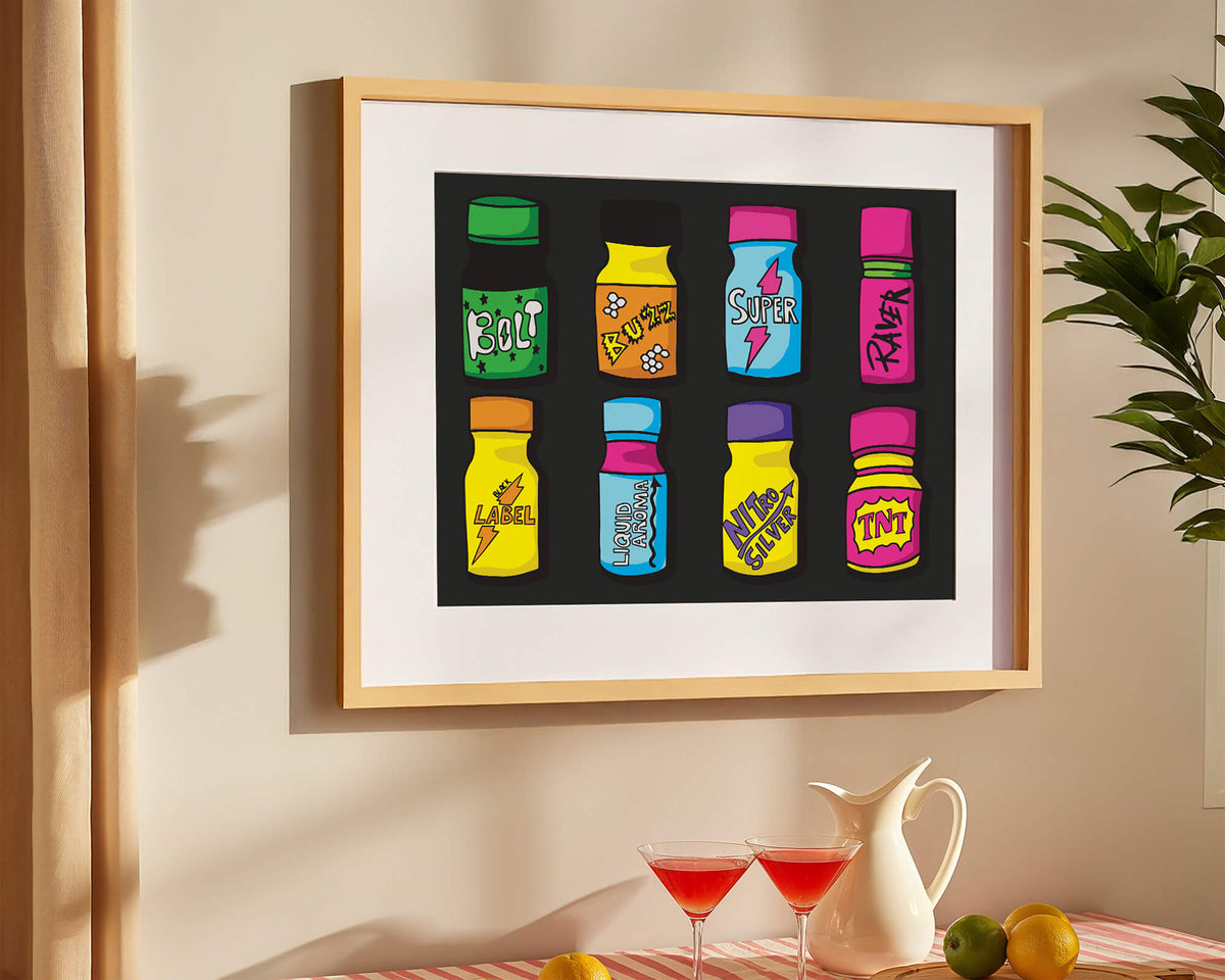 Poppers Print