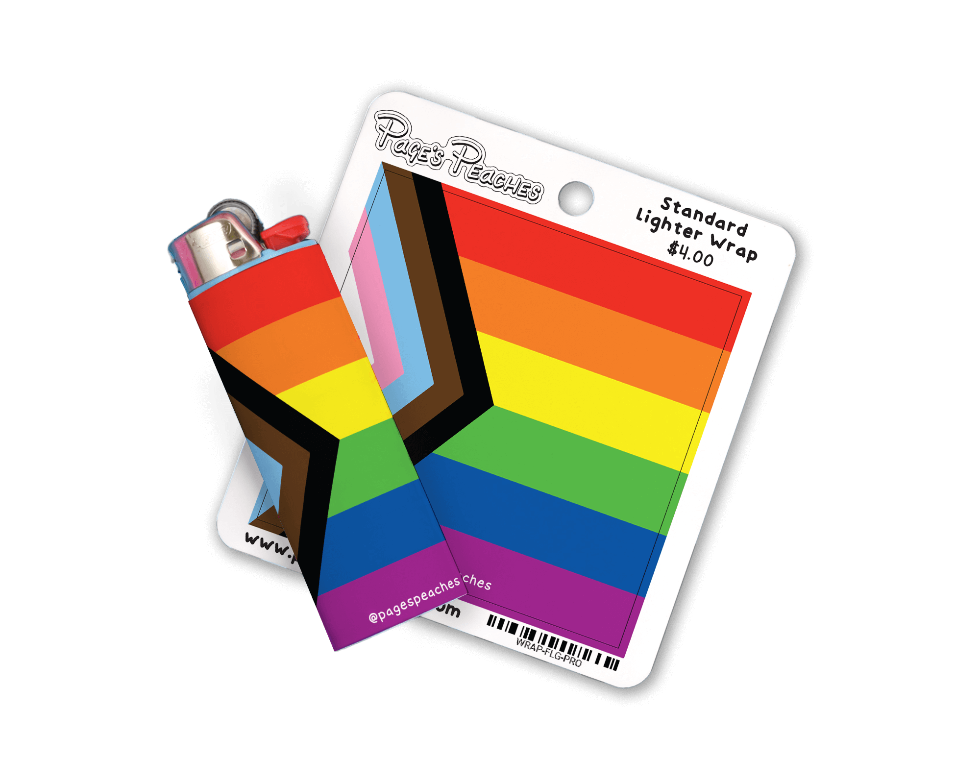 Pride Flag Lighter Wrap Bisexual Pride Flag Lighter Wrap Bisexual