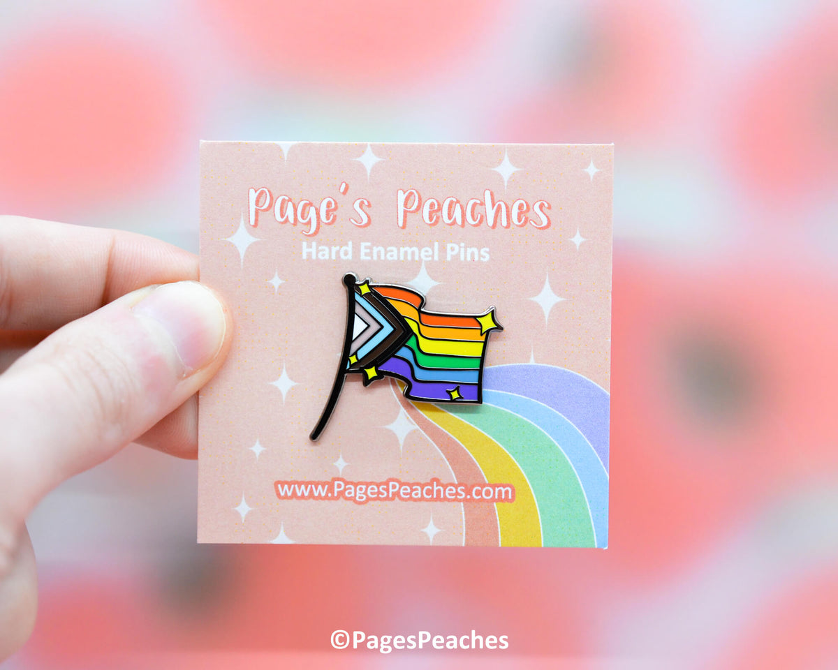 Hard Enamel Progress Pride Pin