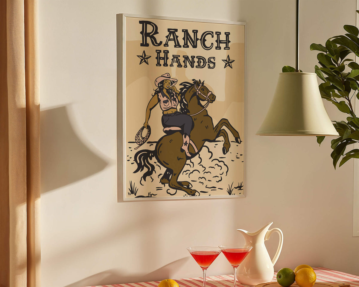Ranch Hands Print