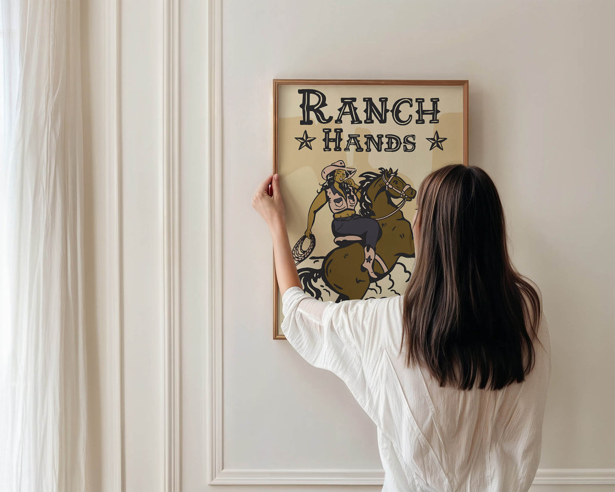 Ranch Hands Print