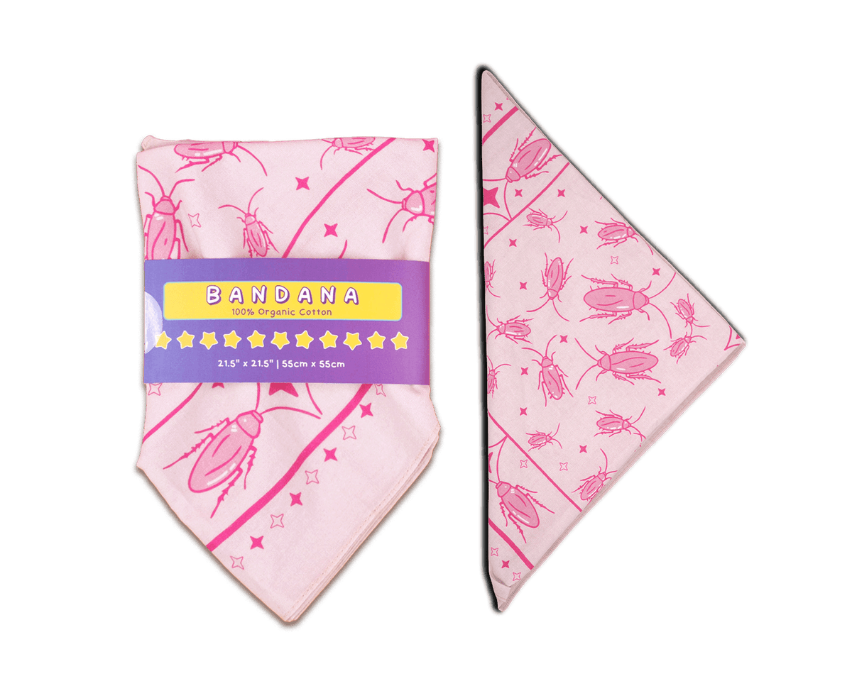 Pink Cockroach Bandana