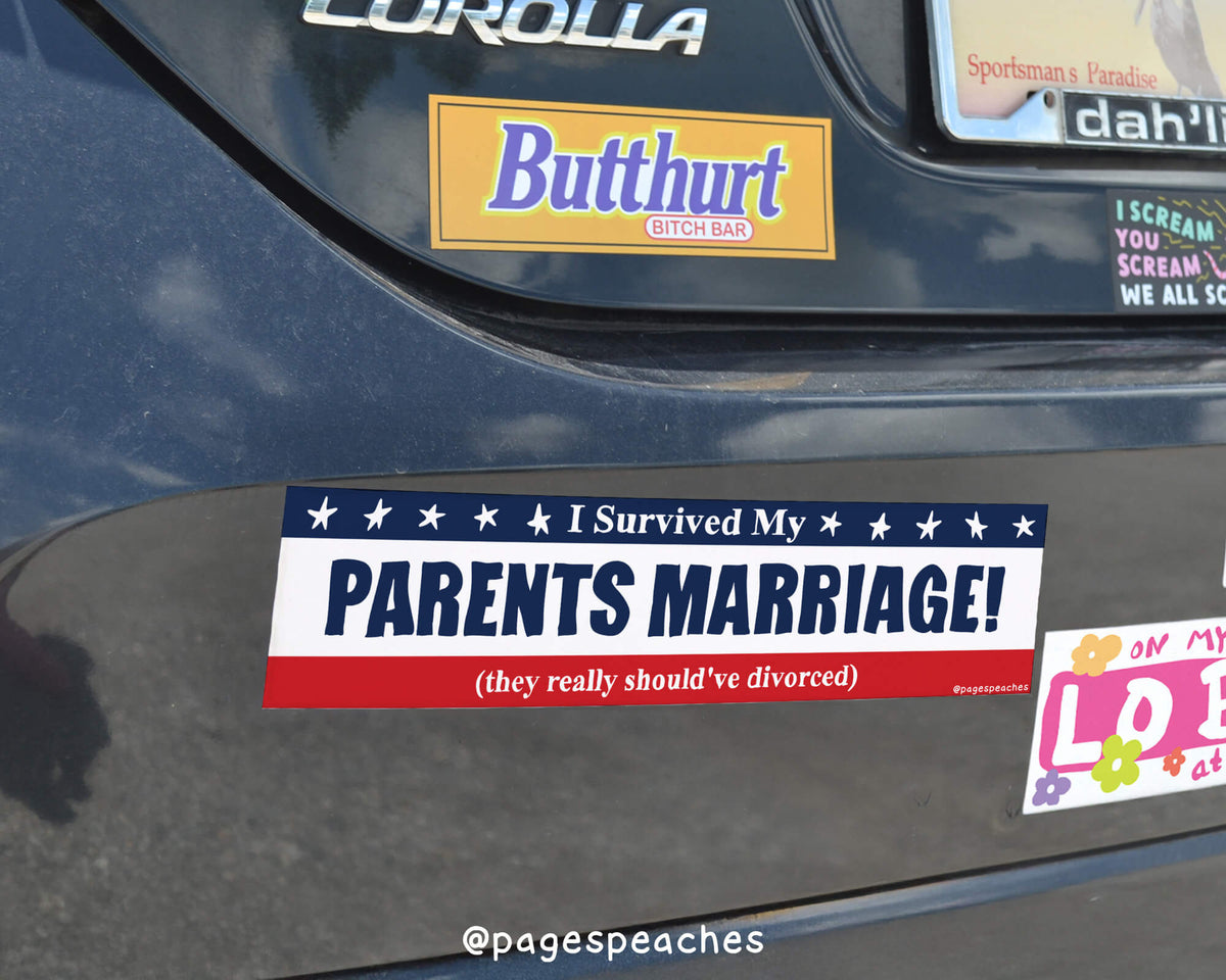 Should&#39;ve Divorced Bumper Sticker