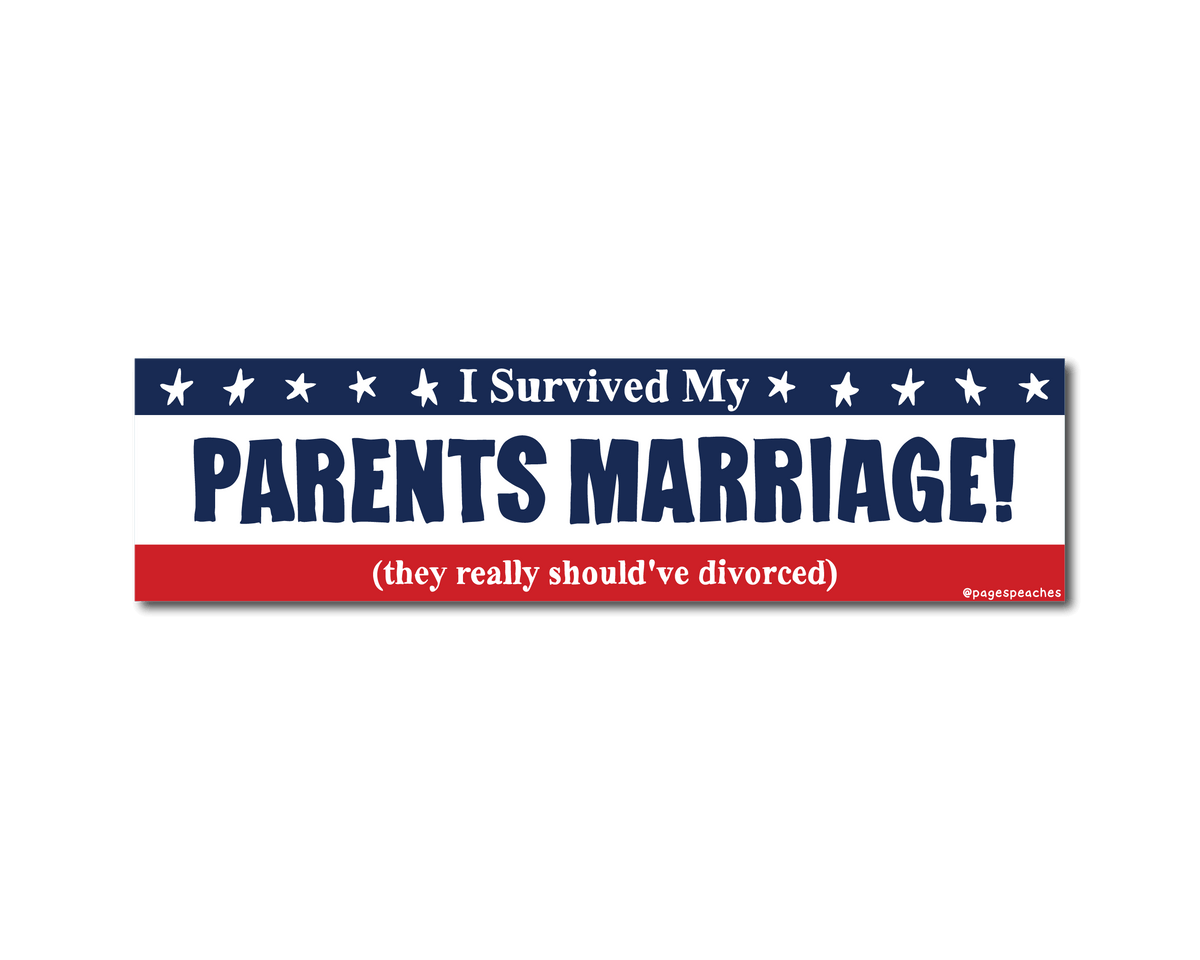 Should&#39;ve Divorced Bumper Sticker