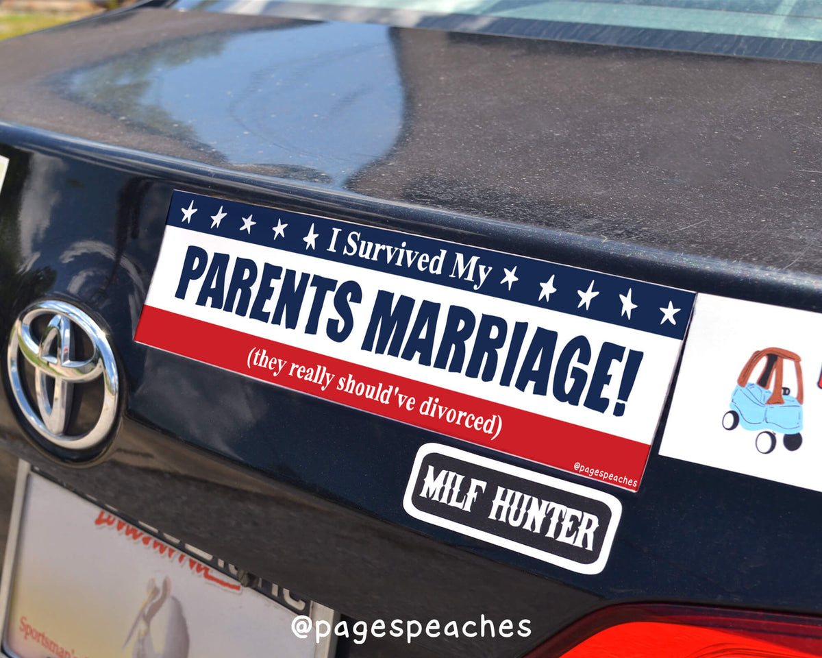 Should&#39;ve Divorced Bumper Sticker
