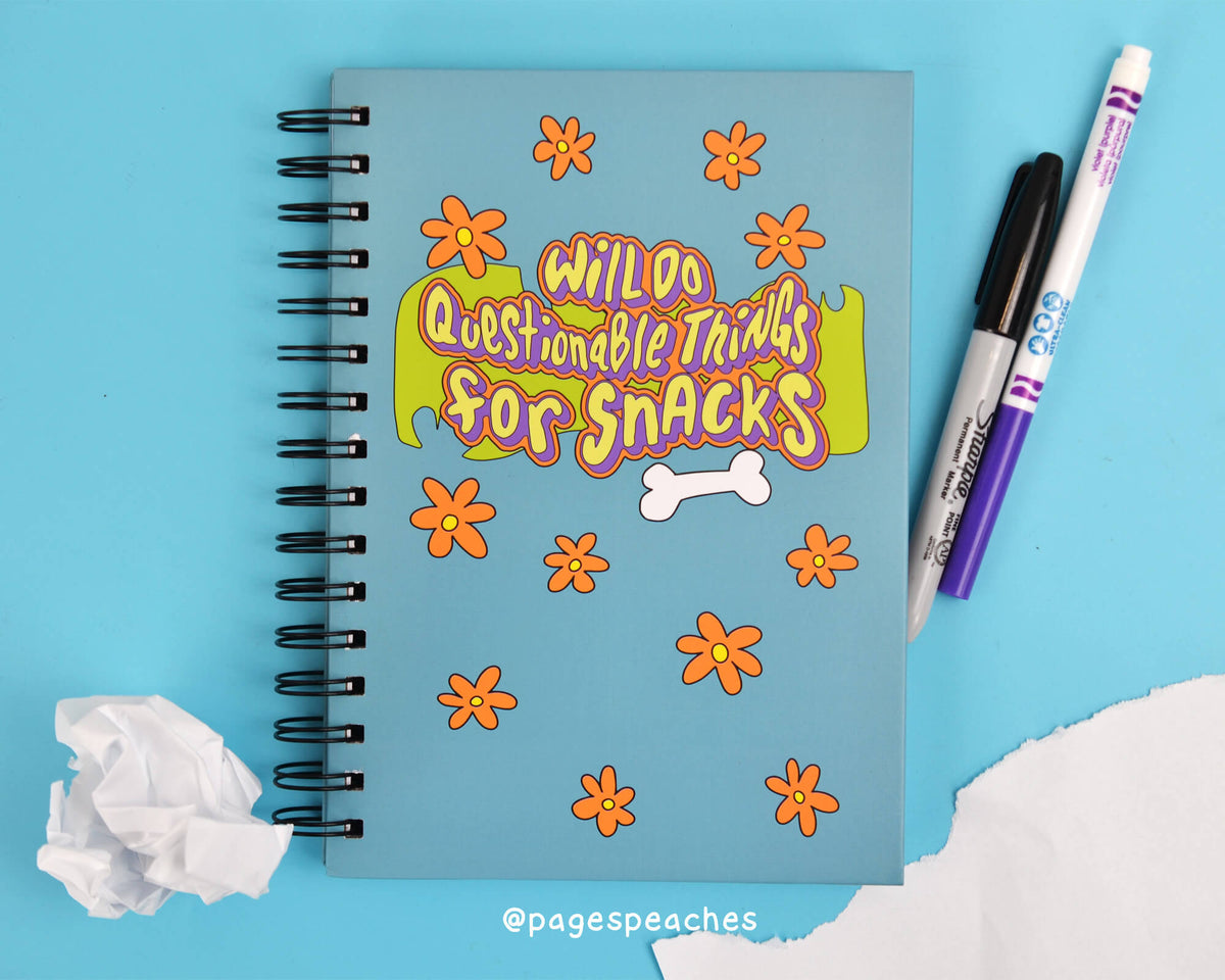 Snacks A5 Notebook
